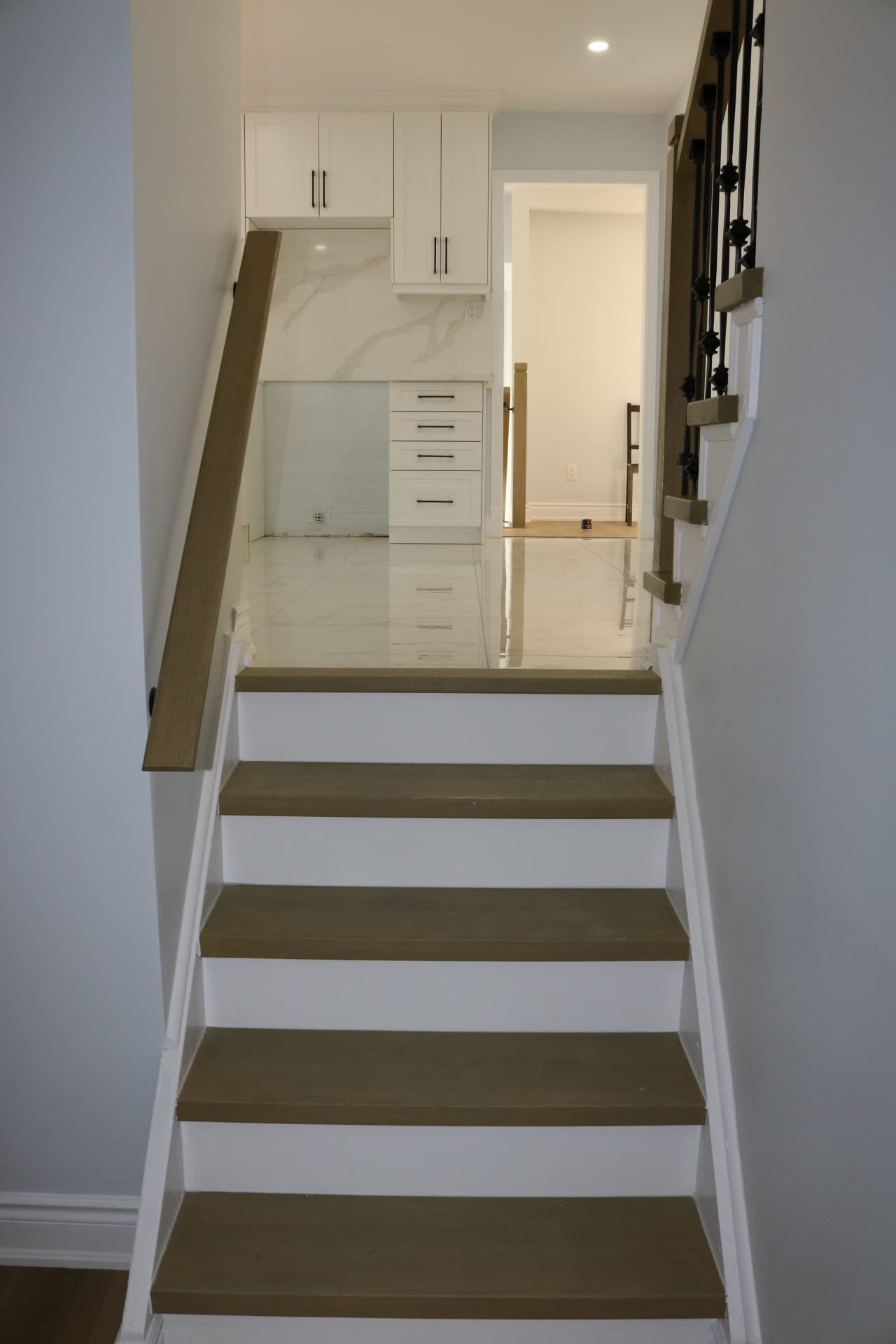 Ashford Court Stairs to Second Floor After Renovation