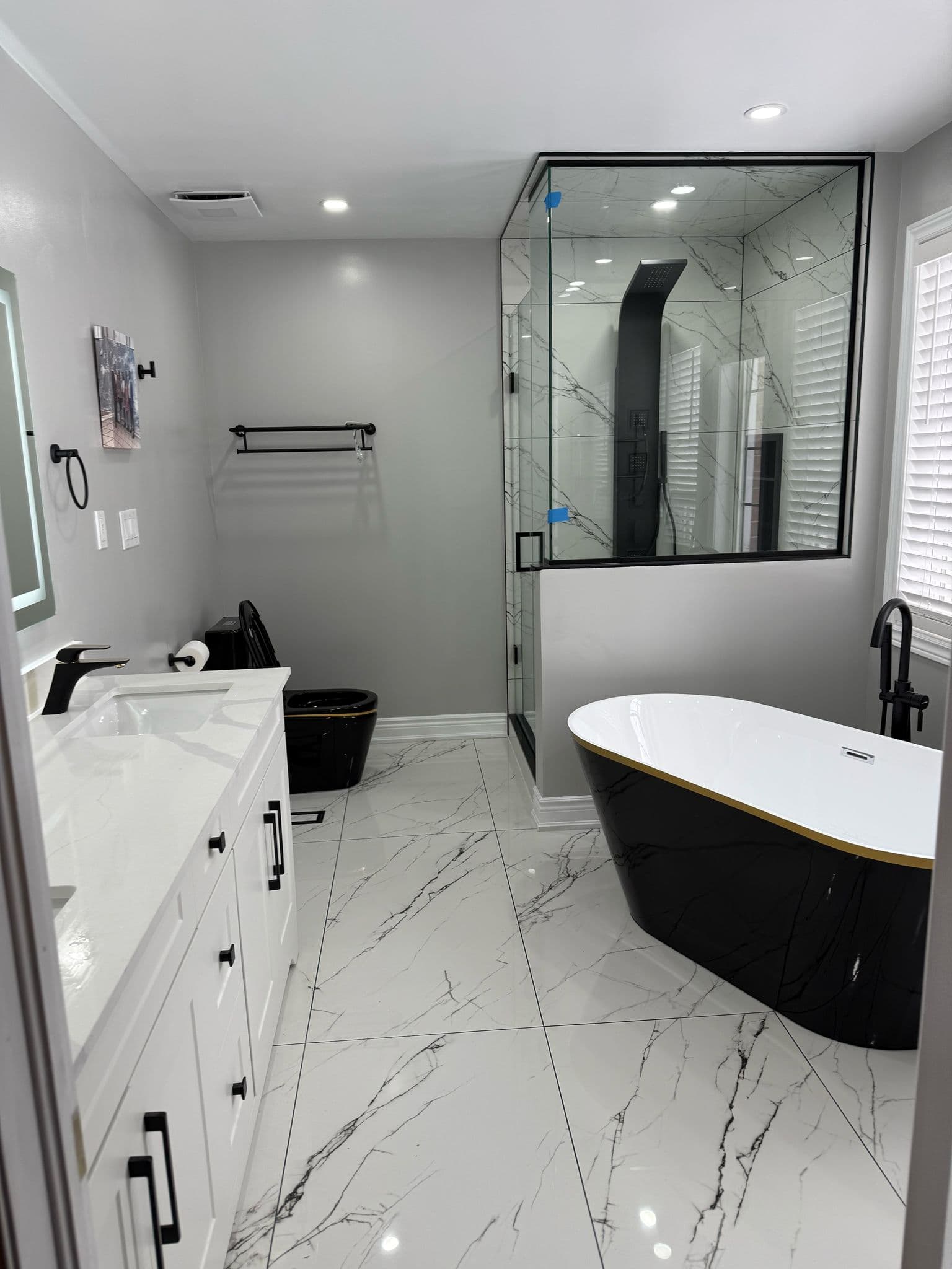 4 piece 80 sq ft bathroom in Toronto (after)